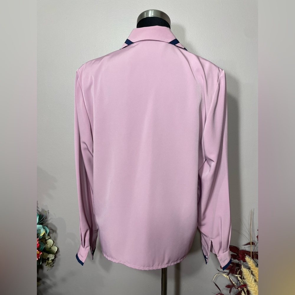 Bubblegum Pink Button Down Blouse - image 4